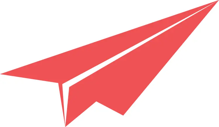 Red Paper Airplane