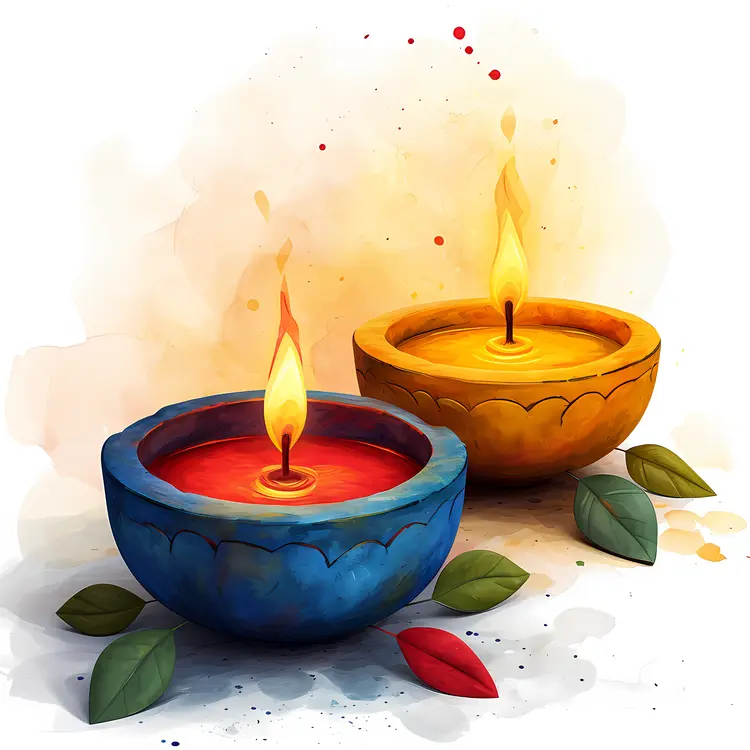Colorful Decorative Candles