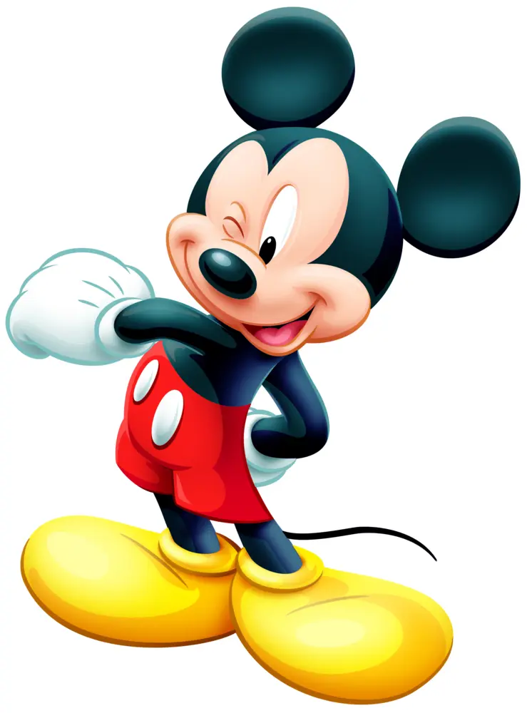 Classic Mickey Mouse Cartoon Character