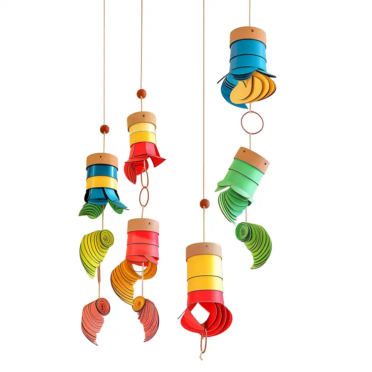 Colorful Hanging Wind Chimes