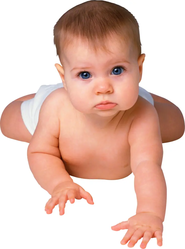 Cute Crawling Baby