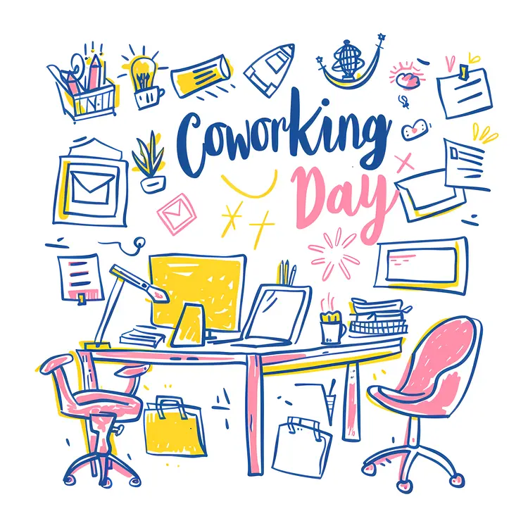 Coworking Day in a Creative Workspace