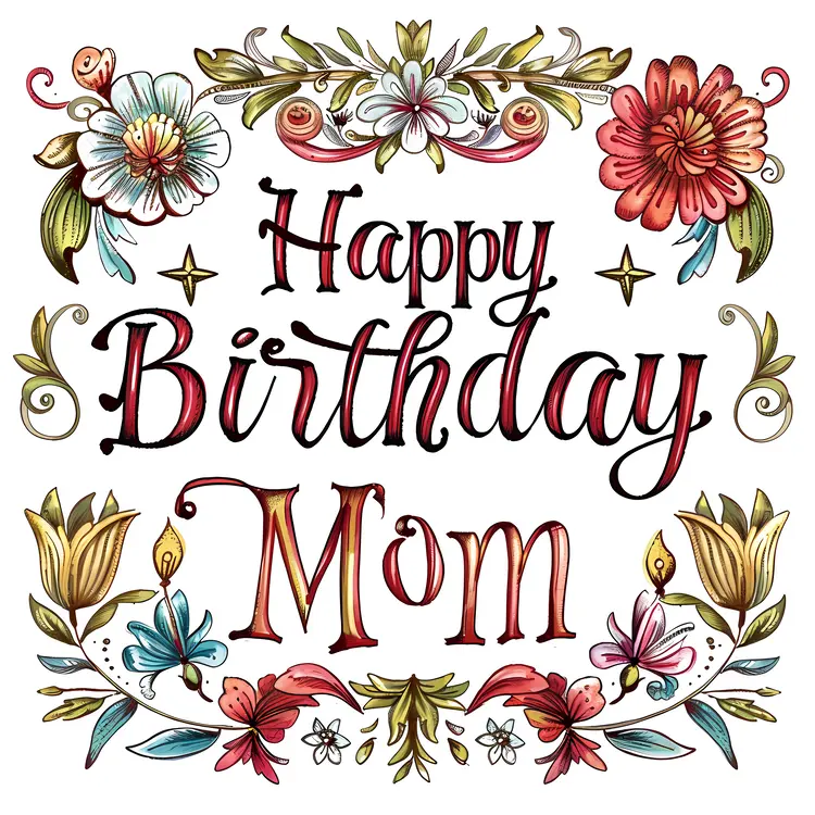 Happy Birthday Mom Greeting