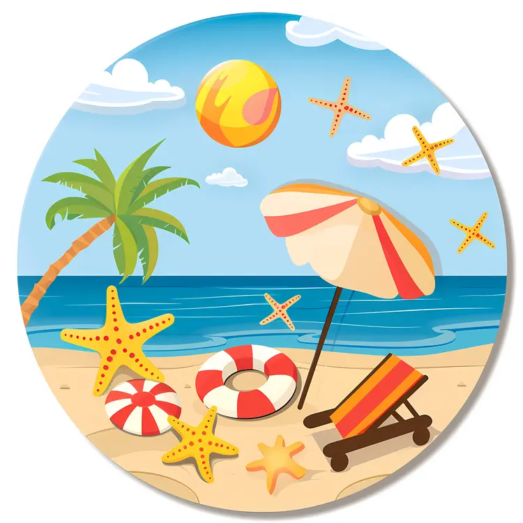 Sunny Beach Scene