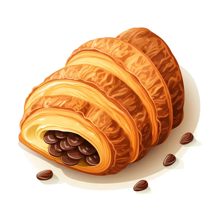 Chocolate Filled Croissant