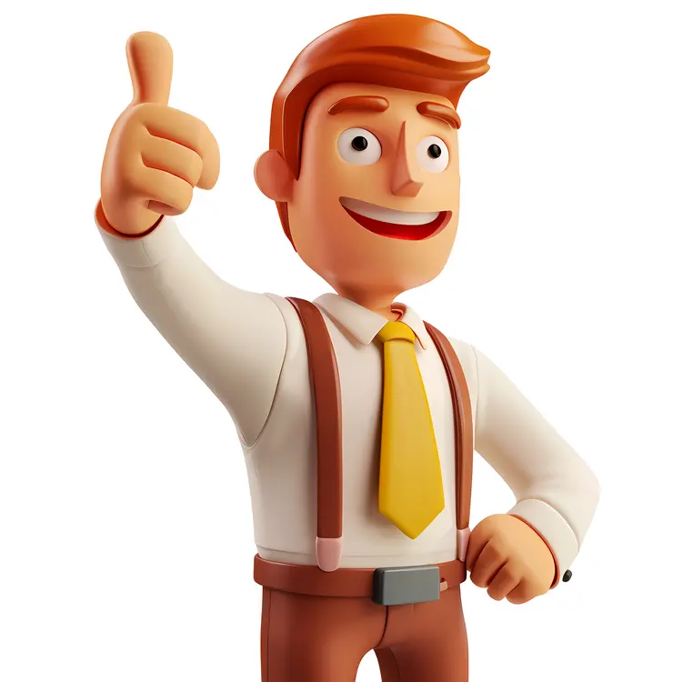 Man Giving Thumbs Up