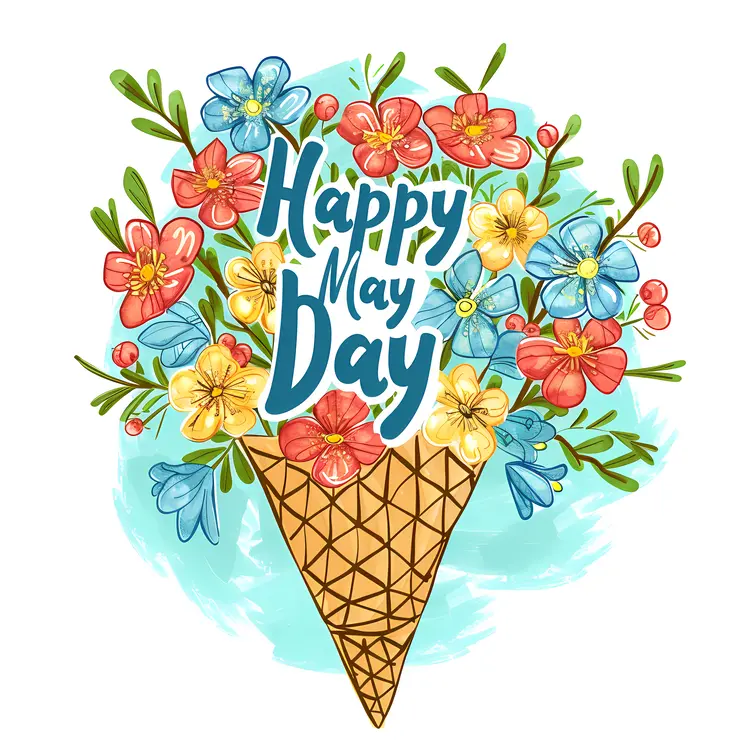 Happy May Day Floral Arrangement