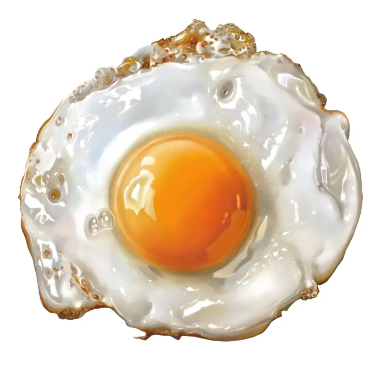 Fried Egg with Runny Yolk