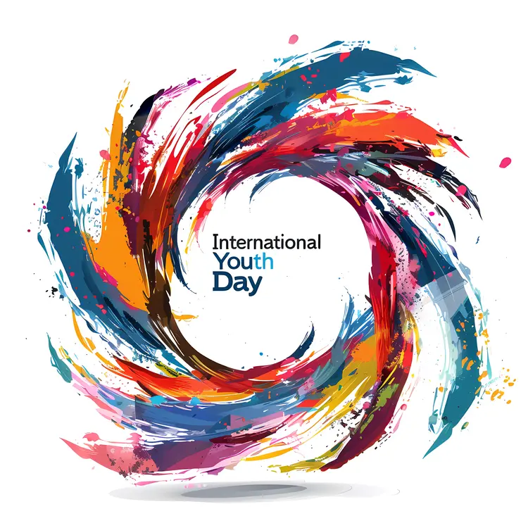 Colorful International Youth Day Celebration
