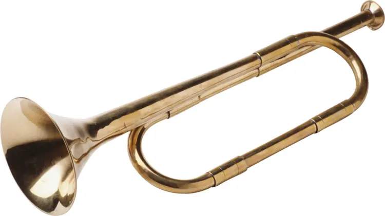 Shiny Brass Bugle