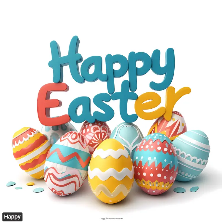 Vibrant Easter Eggs