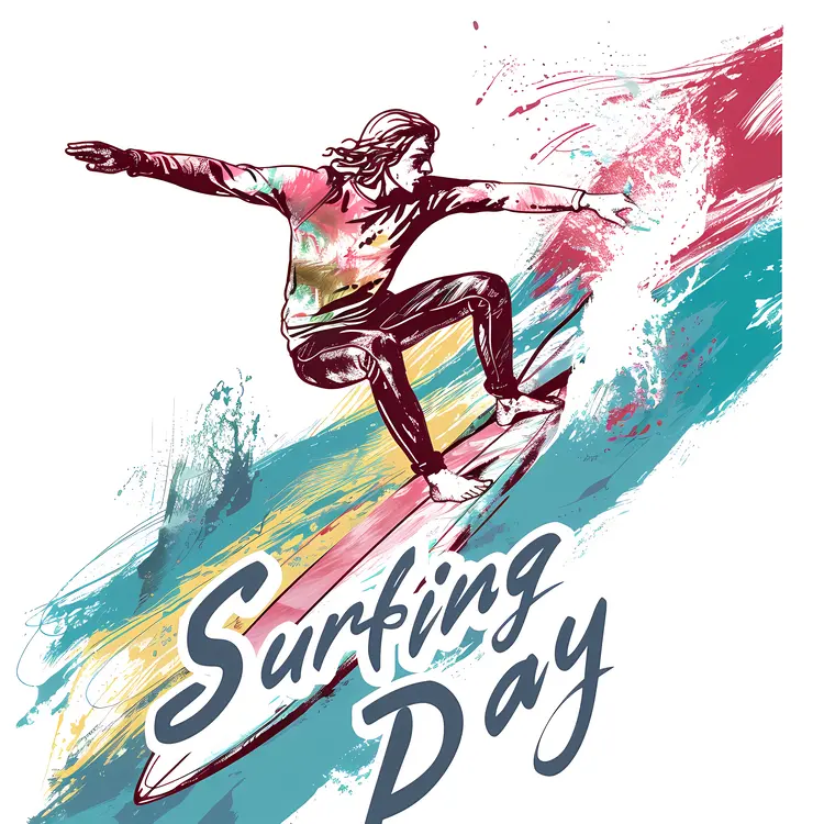 Surfing Day Artwork