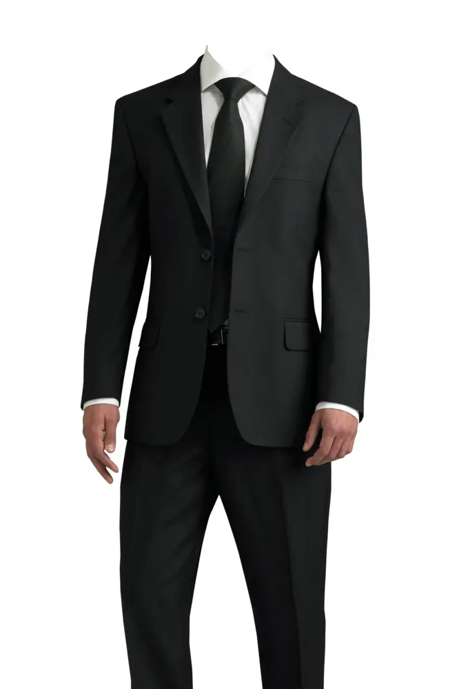 Classic Black Suit with Tie