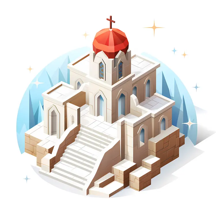 Small Church in Winter