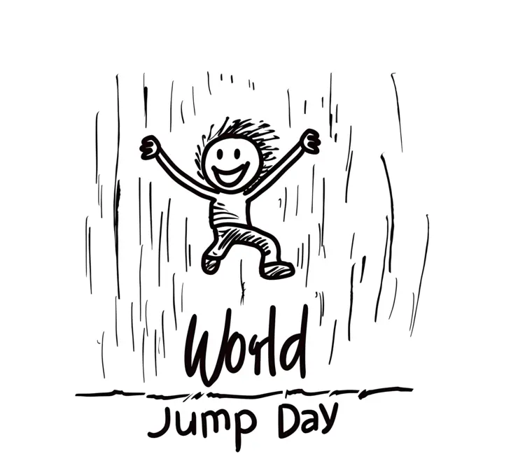 World Jump Day Doodle