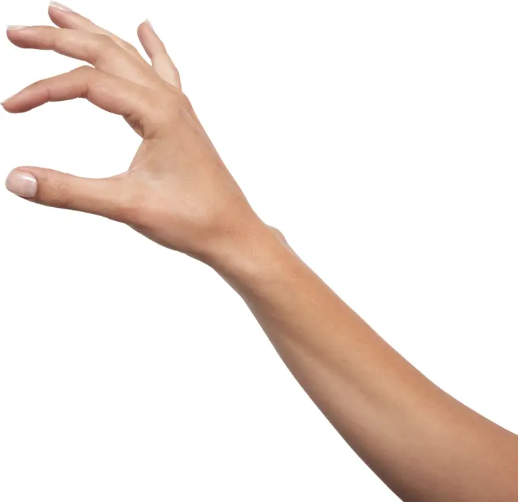 Hand in Grasping Gesture