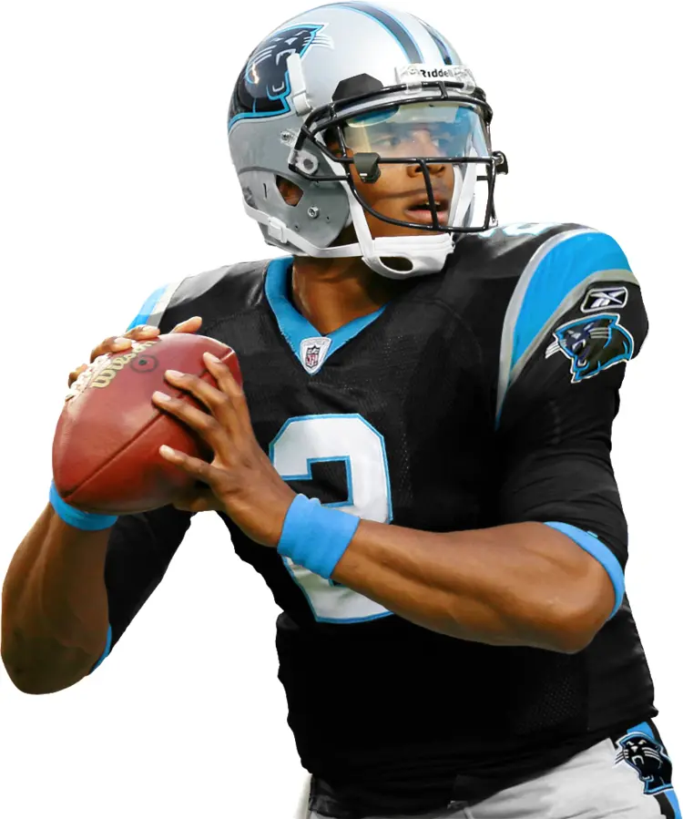 Football Player Throwing Ball