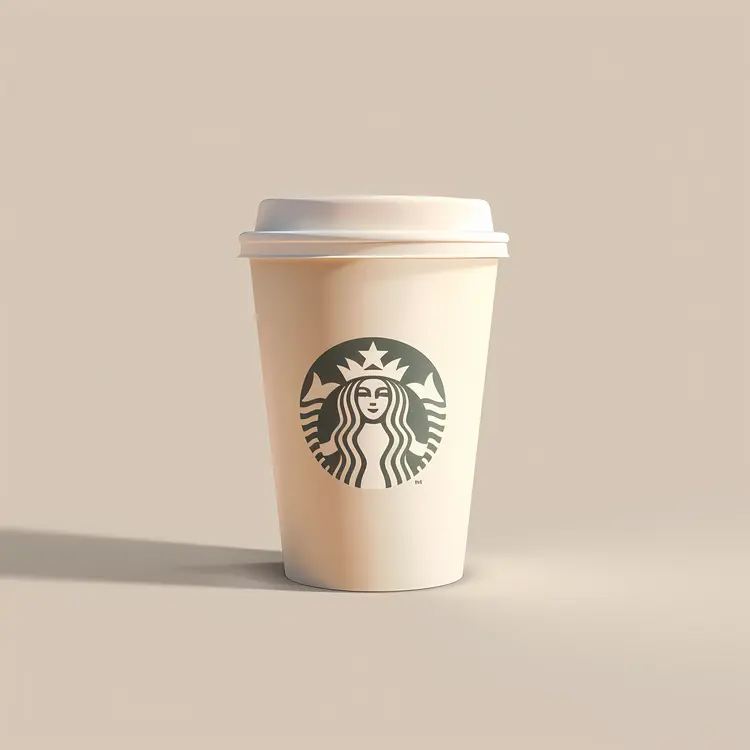 Minimalist Starbucks Coffee Cup