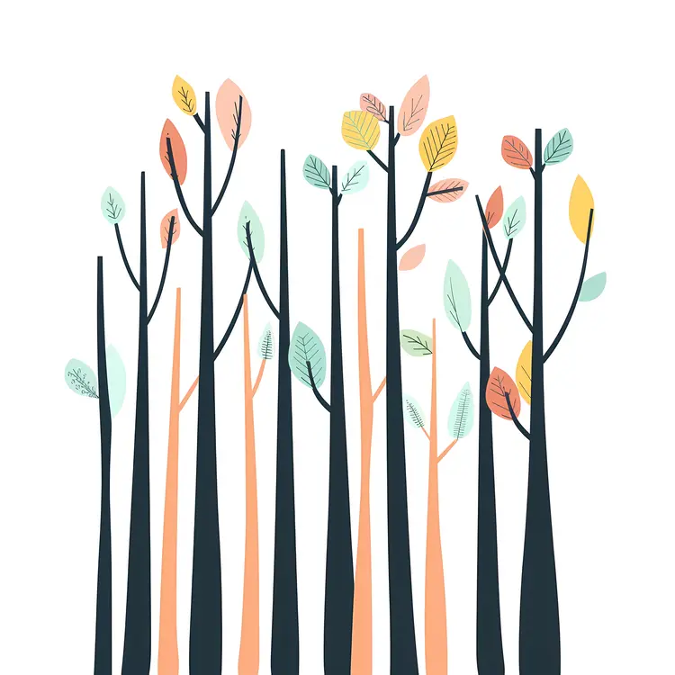 Spring Forest Illustration