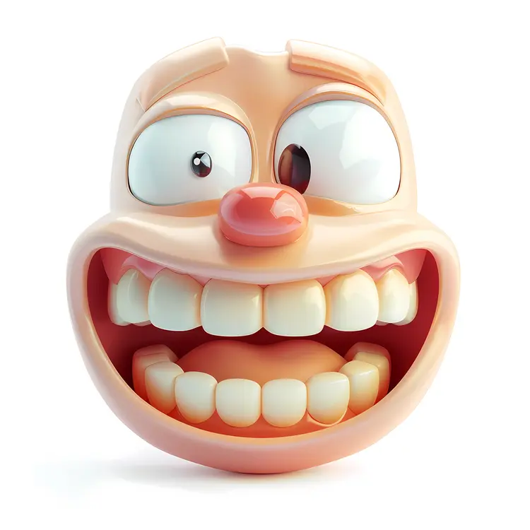 Goofy Cartoon Face
