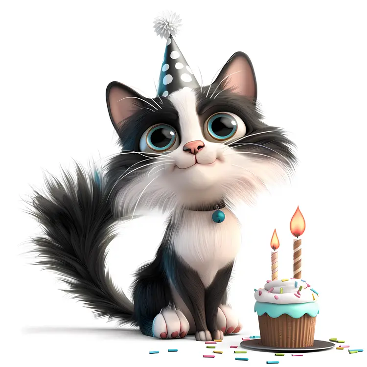 Black and White Cat Birthday Party