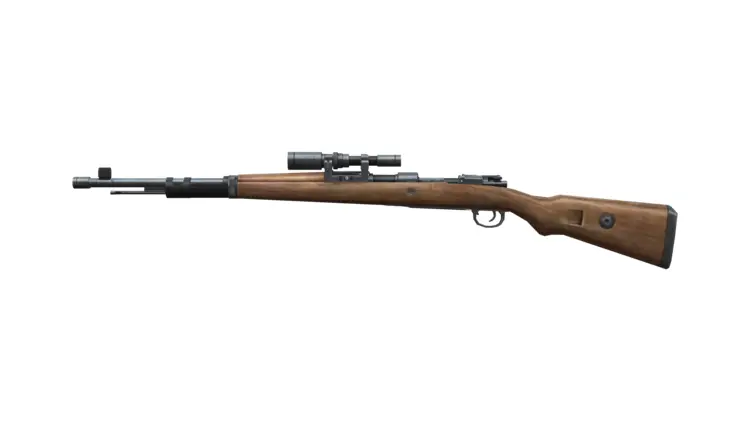 Wooden Sniper Rifle with Scope
