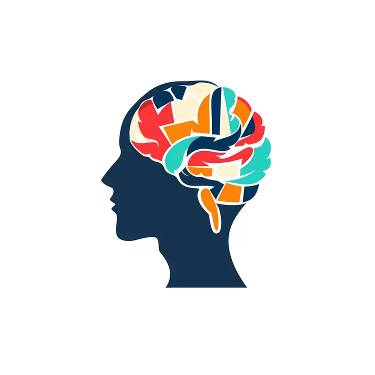 Colorful Brain Illustration