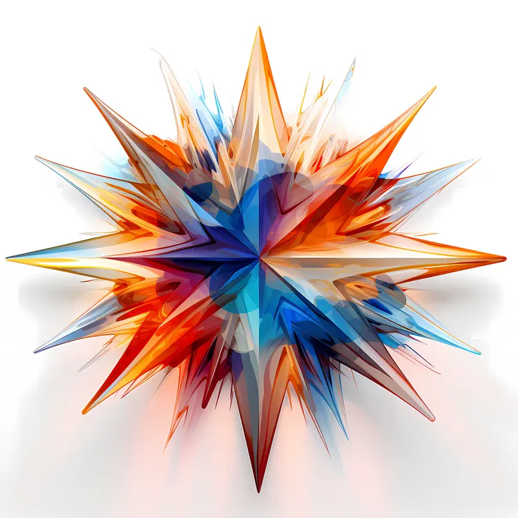 Colorful Abstract Star