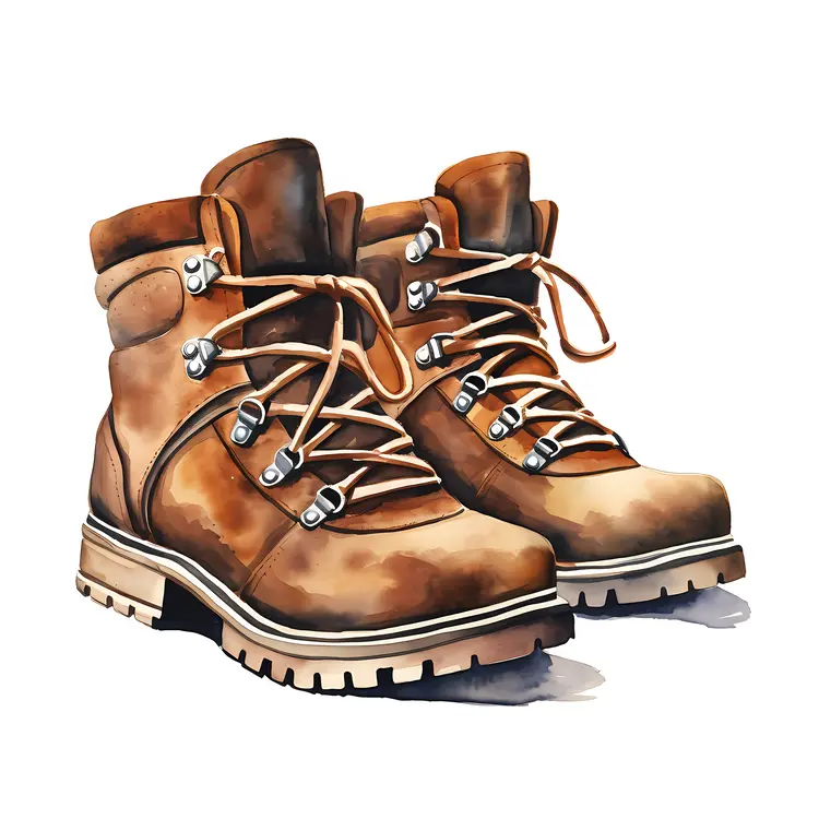 Durable Brown Work Boots