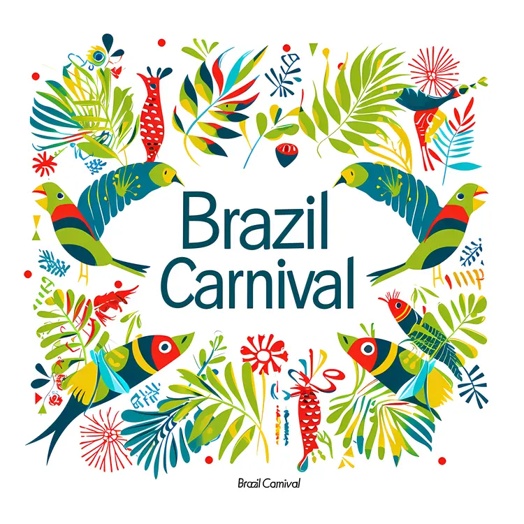 Colorful Brazil Carnival Celebration