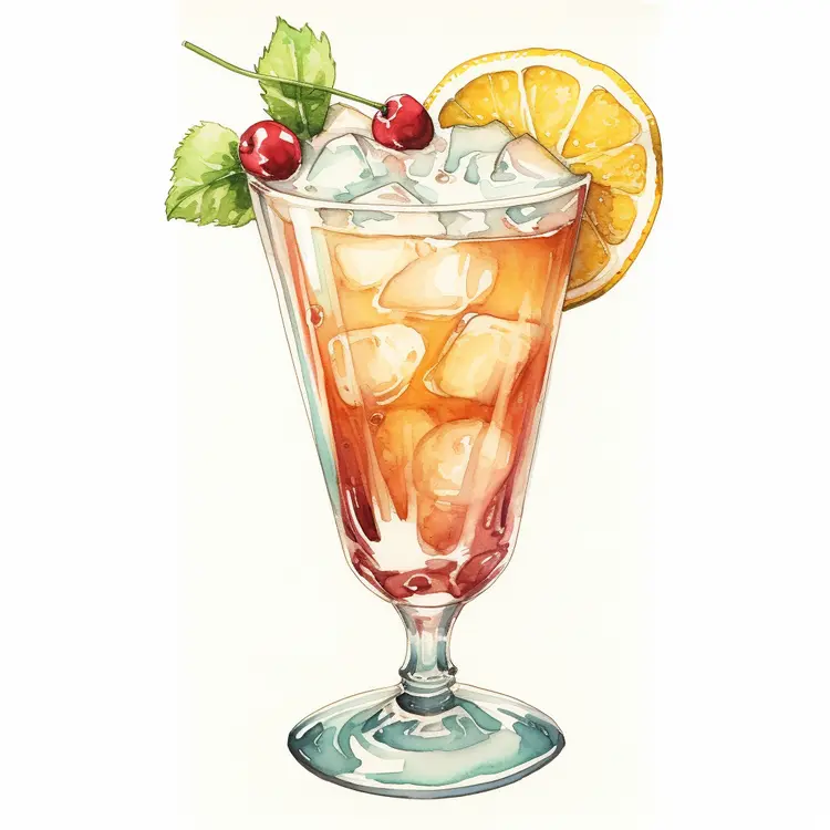Cherry Lemon Cocktail