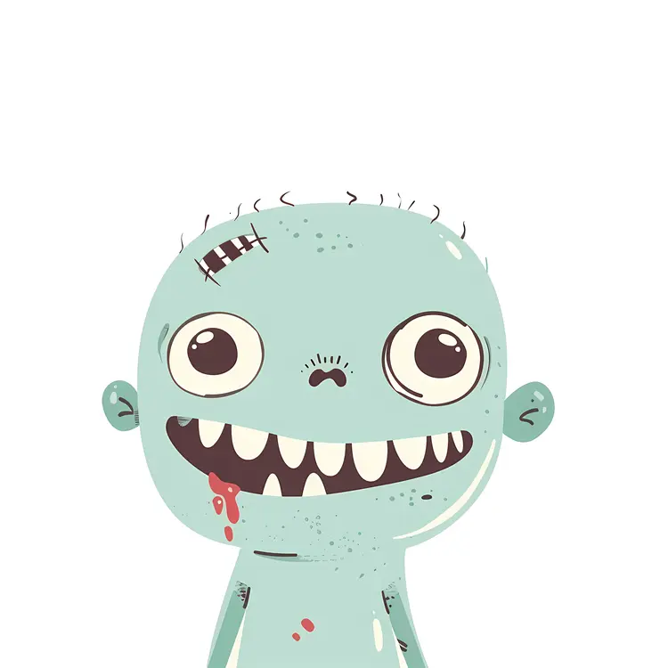 Cute Cartoon Zombie