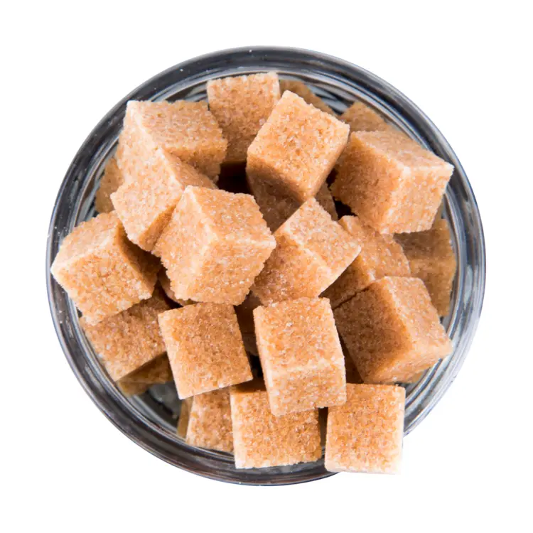 Bowl of Brown Sugar Cubes
