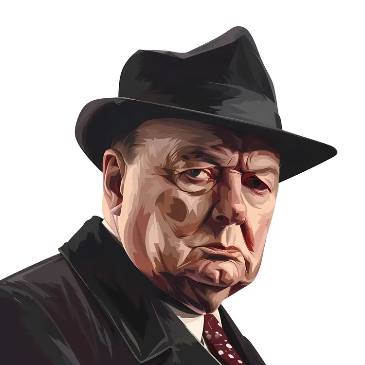 Color Portrait of a Man in a Hat