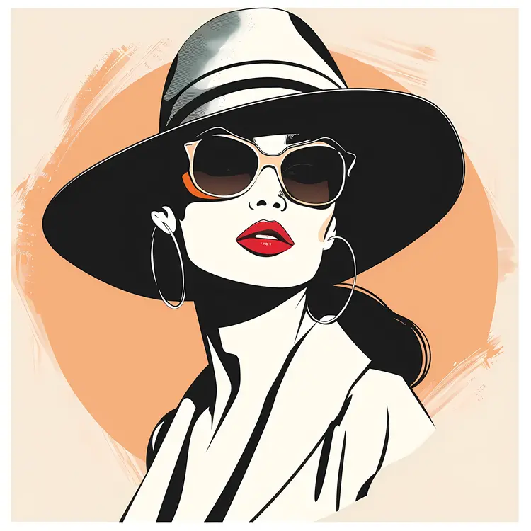 Stylish Woman in Sunglasses