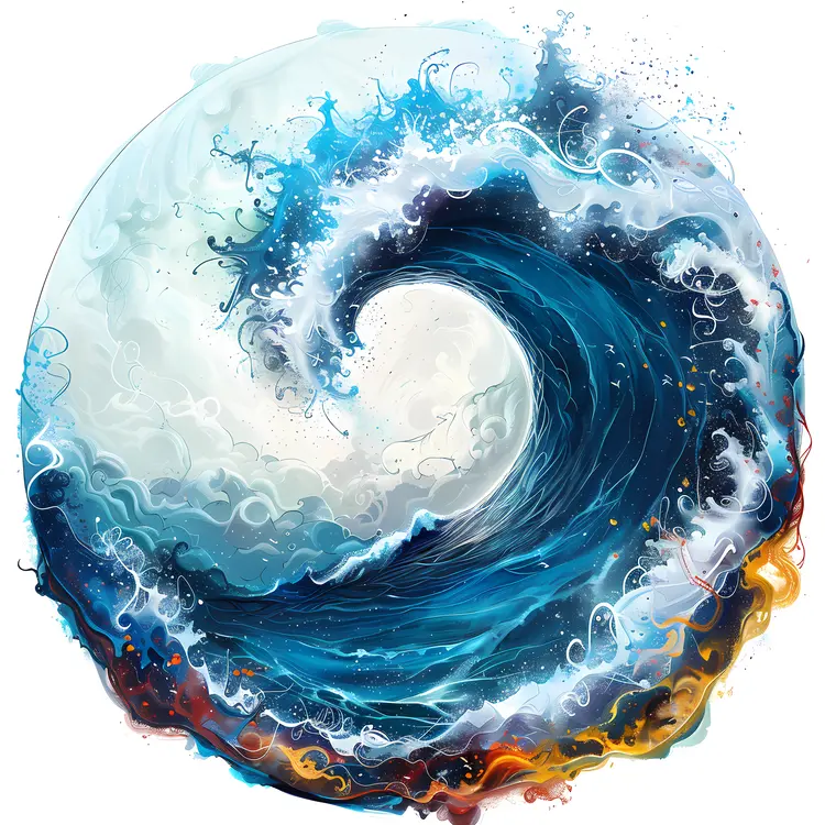 Powerful Ocean Wave