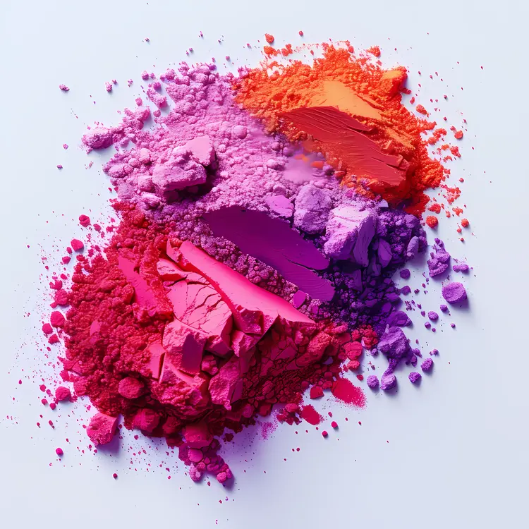 Vibrant Colorful Powder Pigment