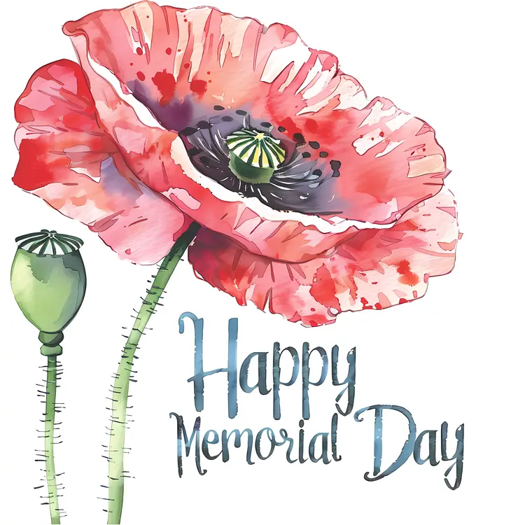 Happy Memorial Day with Poppy