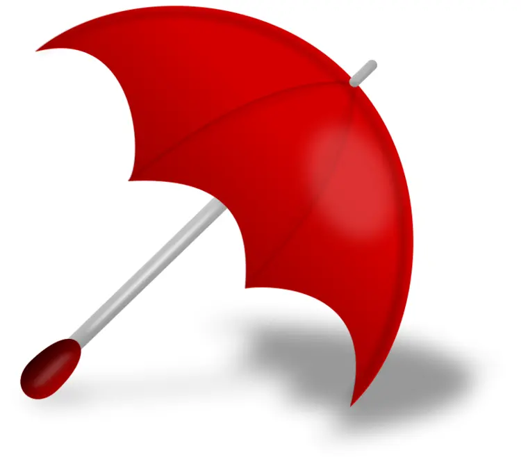 Red Umbrella for Rainy Days
