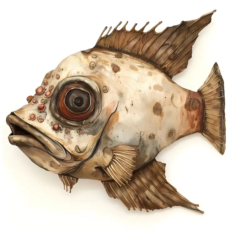 Fish with Bumps and Large Eye