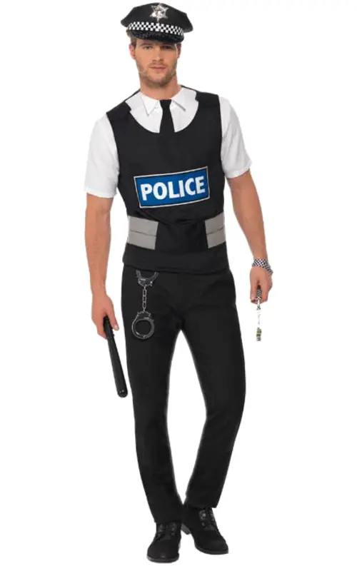 Police Officer with Baton