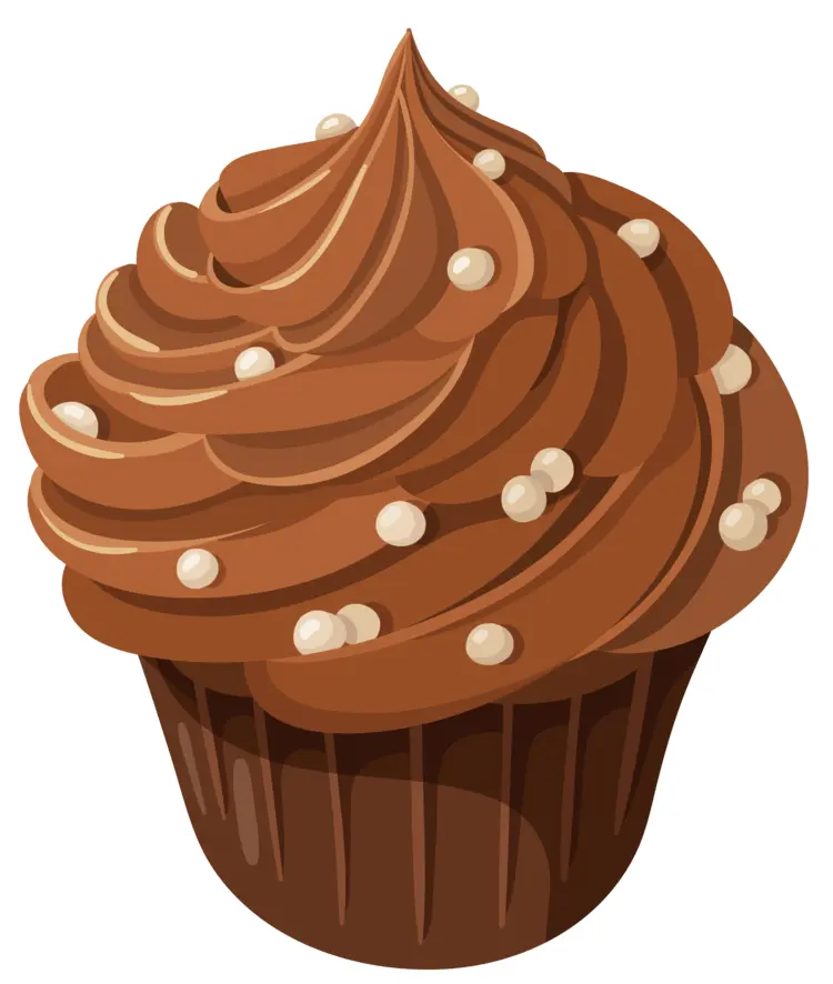 Chocolate Cupcake with Sprinkles