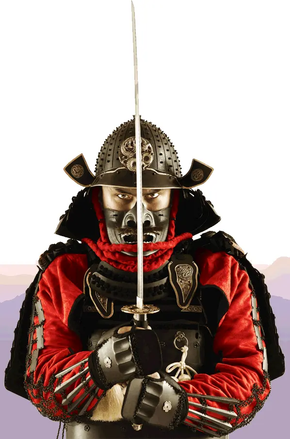 Samurai in Traditional Armor