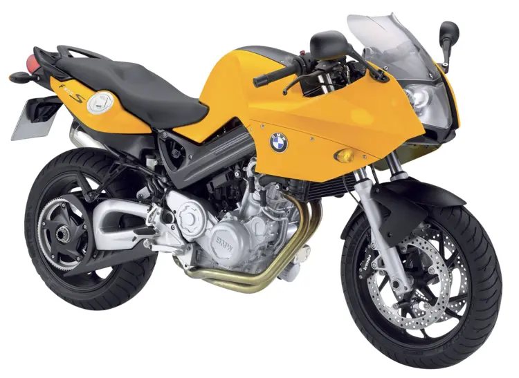 Yellow Sport Motorcycle for High-Speed Racing