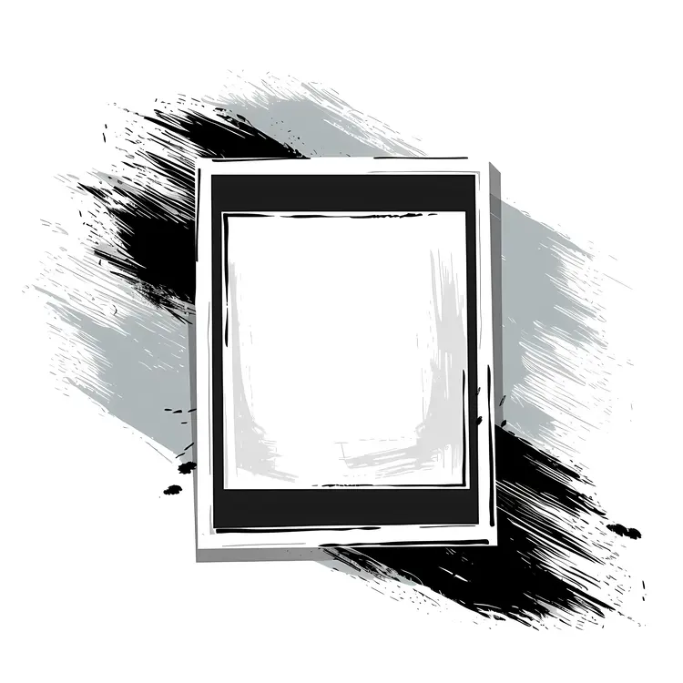 Black and White Artistic Frame