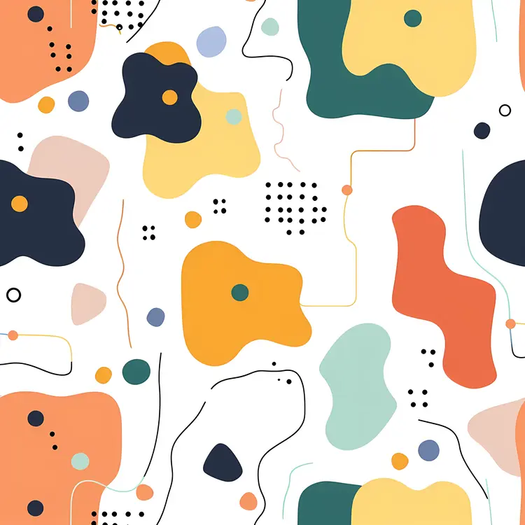 Organic Abstract Geometric Pattern
