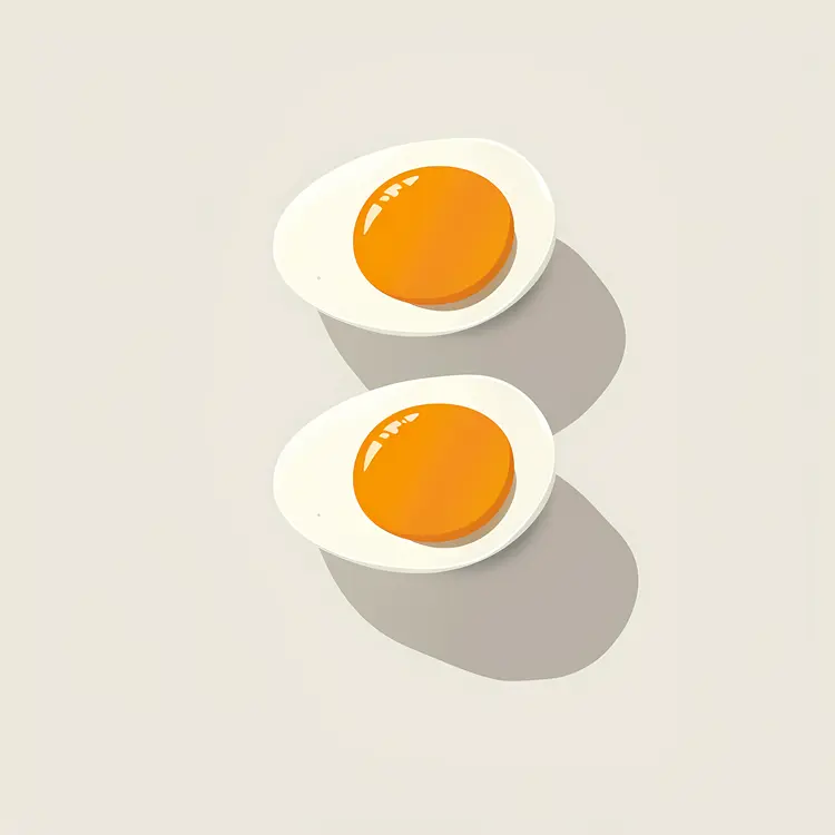 Perfectly Boiled Egg with Soft Yolk