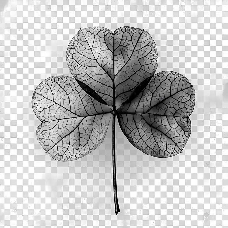 Black Three-leaf Clover