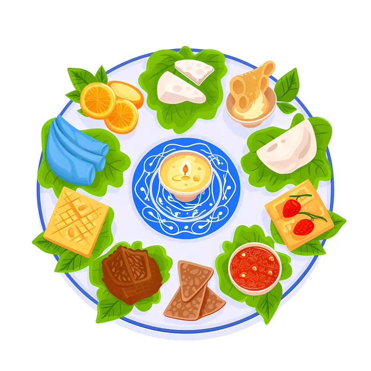 Tasty Food Platter with Diverse Appetizers