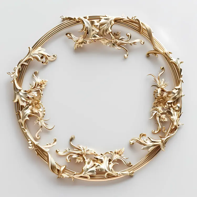 Intricate Gold Frame